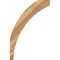Ekena Millwork 4"W x 24"D x 36"H Thorton Rough Sawn Knee Brace, Western Red Cedar BRC04X24X36THR00RWR - alternate 3